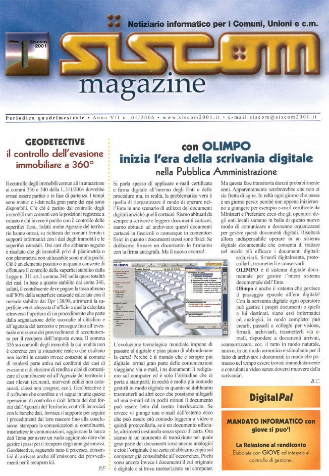 Con Olimpo inizia l'era della scrivania digitale nella Pubblica Amministrazione