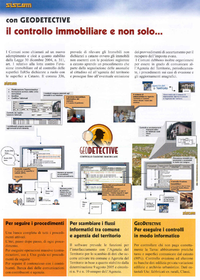 Con GeiDetective il controllo immobiliare e non solo ...