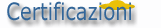 Certificazioni